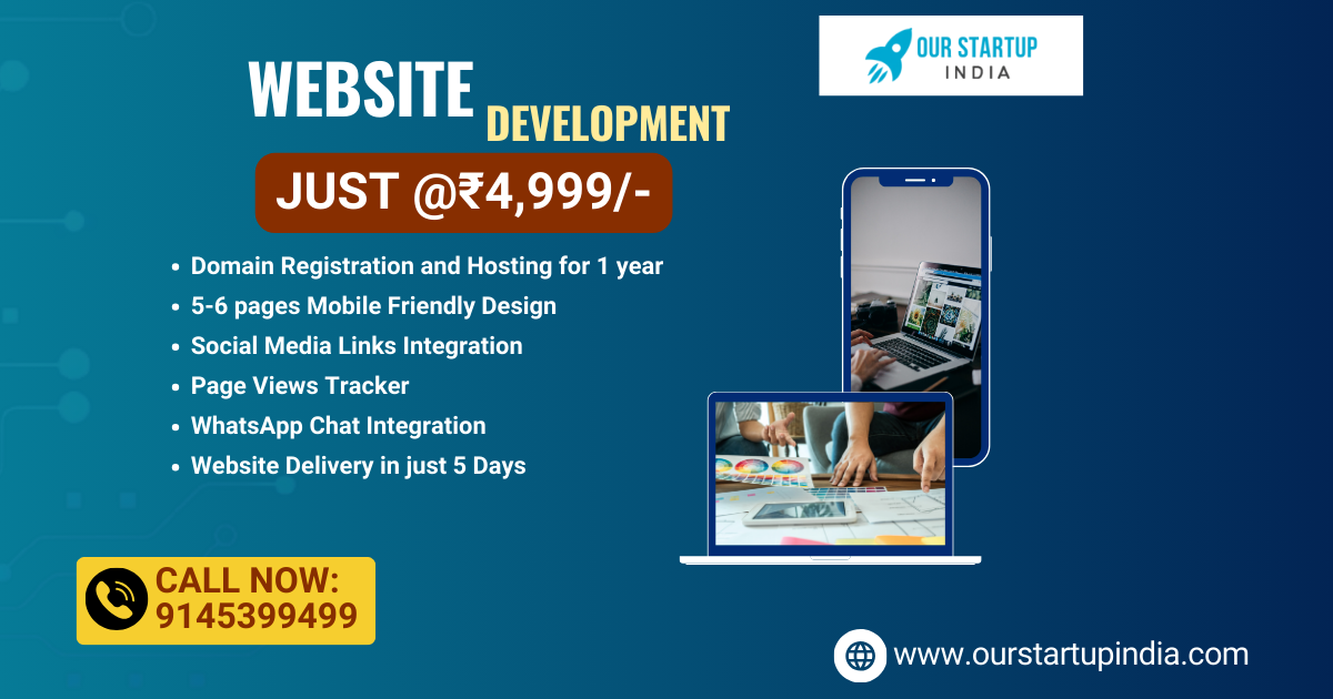 Affordable Website Design & Development Services in India | OurStartupIndia