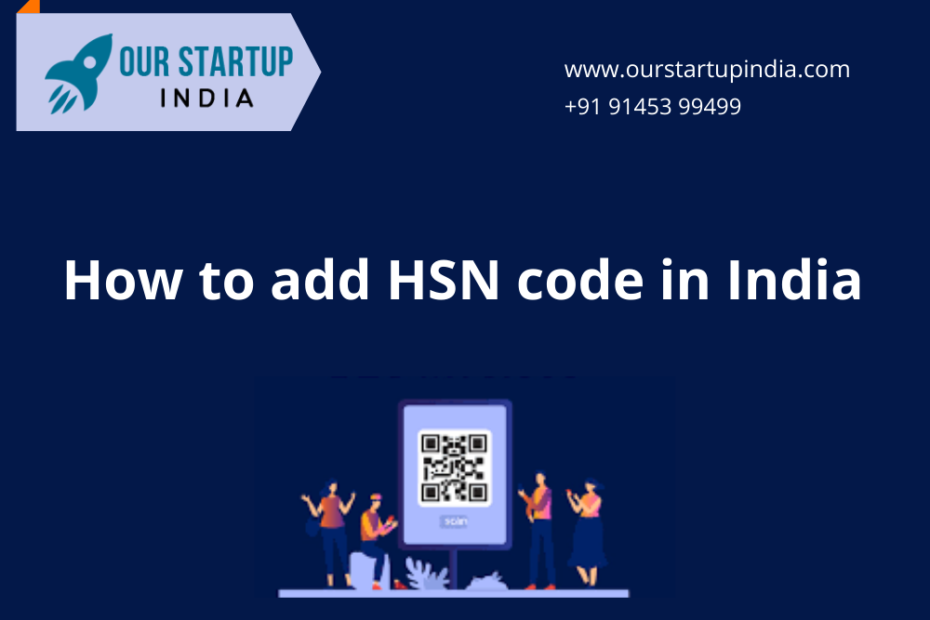 How to attach HSN code in India
