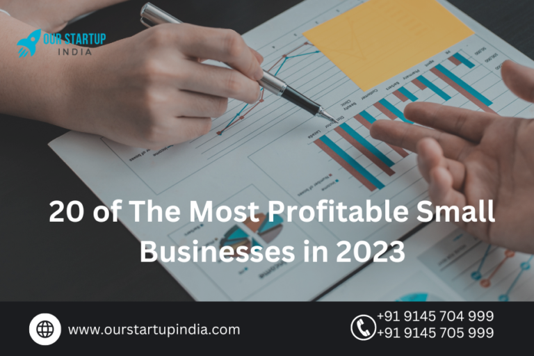 20 Of The Most Profitable Small Businesses - Our Startup India